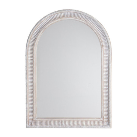 Espejo decorativo en madera de Paulonia Gris 76 x 106 x 3,5 cm