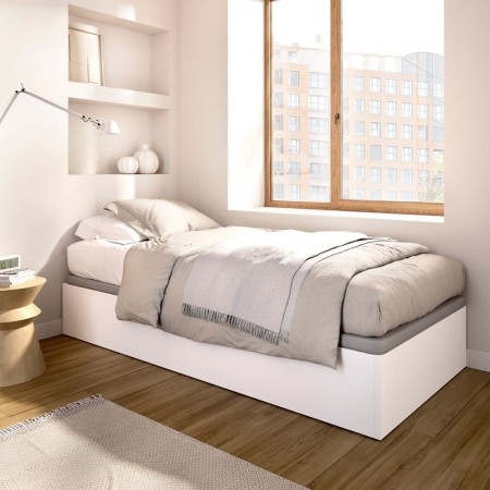 Canapé abatible Nest - Blanco - 90 x 190 cm