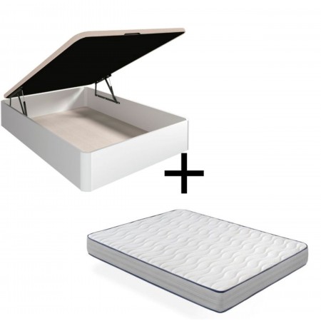 Pack canapé y colchón 135 x 190 cm Madrid económico