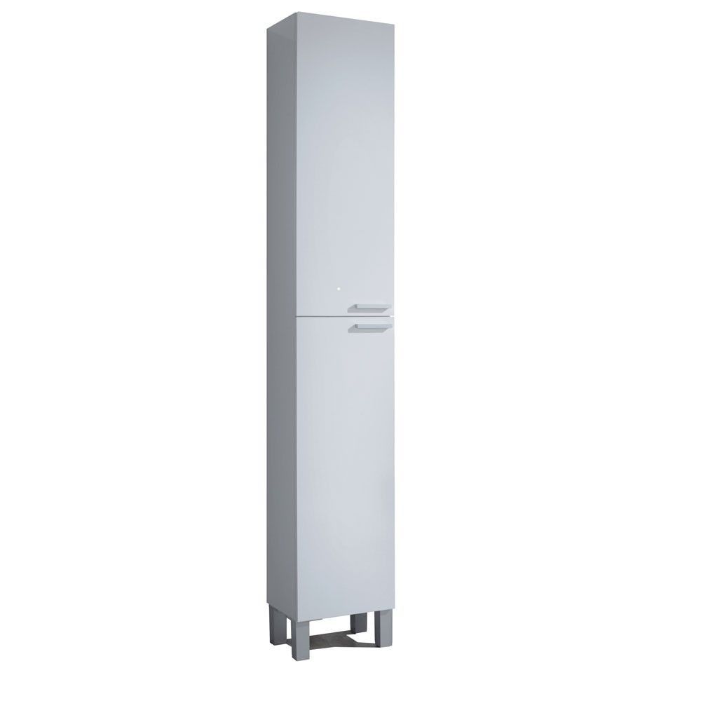 Columna de baño blanca Madrid Koncept 2 puertas