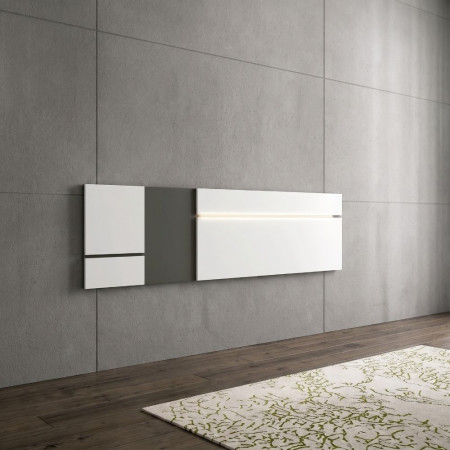 Cabecero de cama Carmen LED, Cabezal colgante 259.8 x 60 x 4 cm