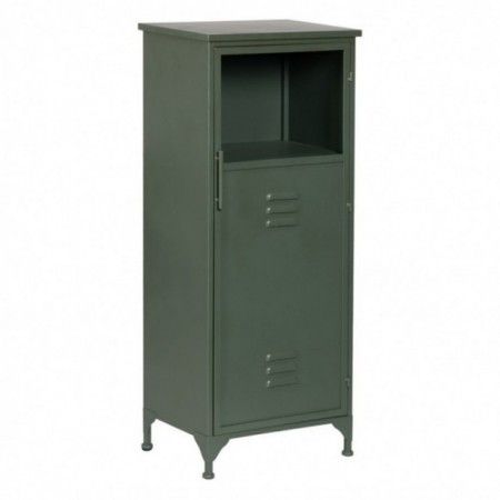 Auxiliar vitrina 1 puerta Industrial Verde menta 48 x 116 x 35 cm