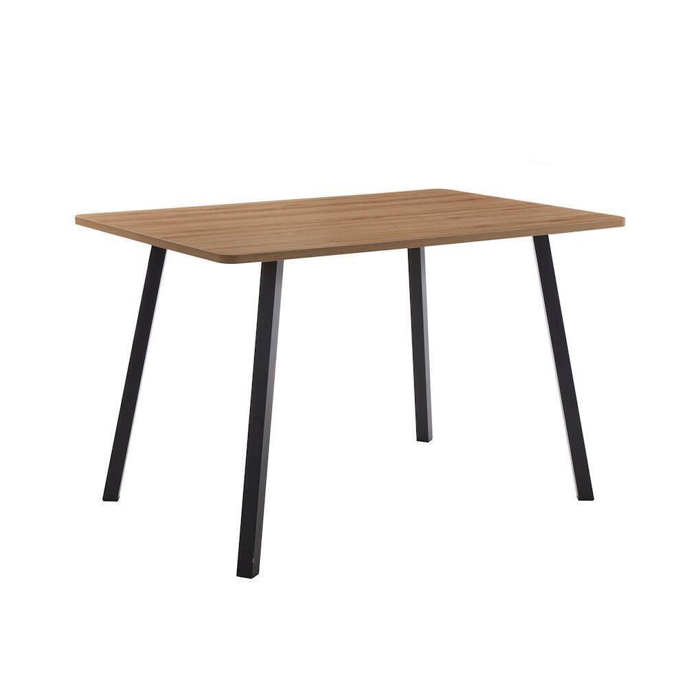 Mesa de comedor fija Edna Roble 120 x 75 x 80 cm