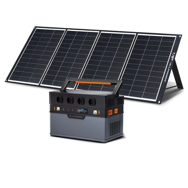 ALLPOWERS Generador Solar 1500W (S1500 + SP035 Panel Solar 200W)