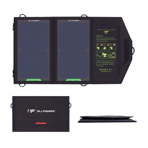 ALLPOWERS Cargador solar 5V 10W