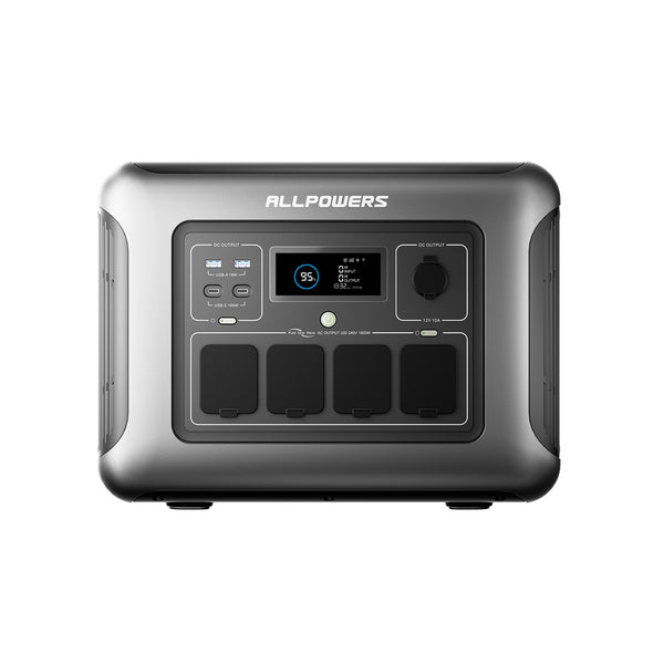 ALLPOWERS R1500 LITE Estación de Energía Portátil 1600W 1056Wh LiFeP04 Batería