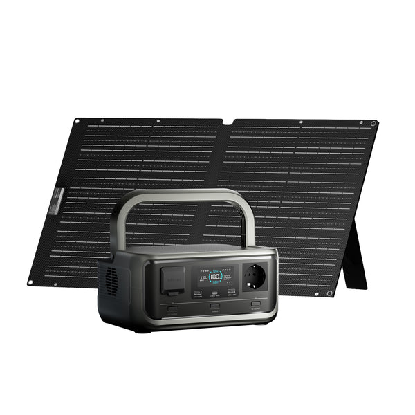 ALLPOWERS Generador Solar 300W (P300 + SE100 Placa Solar 100W)