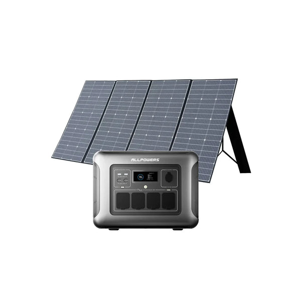ALLPOWERS Generador Solar 1600W (R1500 LITE + SP037 Panel Solar 400W)