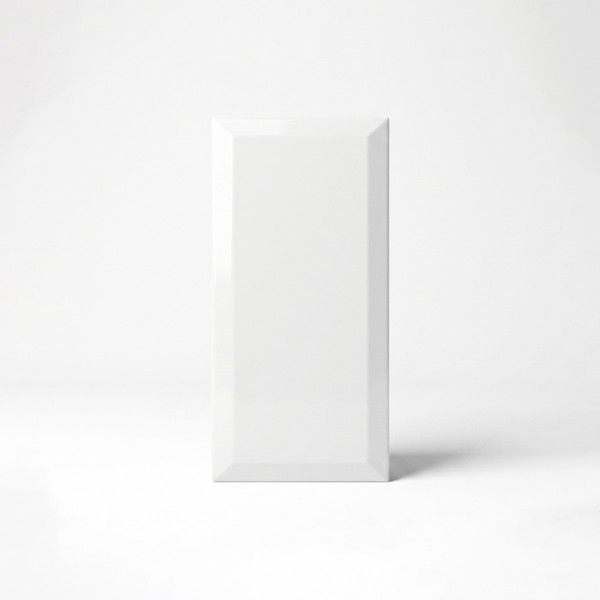 Bisel Blanco Brillo 7,5x15