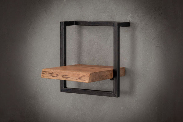 KAWOLA Estantería de pared ERGEA 30 cm acacia maciza natural